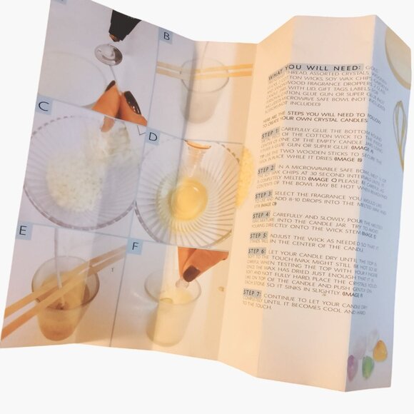 Create Your Own Crystal Candle Kit Fragrance Oils Soy Wax Chips - Picture 11 of 16